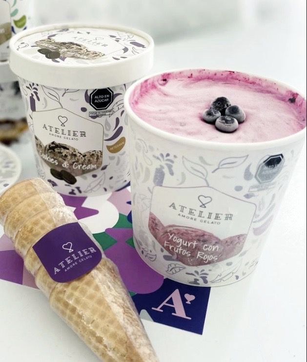 Pack Litro Lovers 💜: 4 litros + conos (x6). Sabores fijos