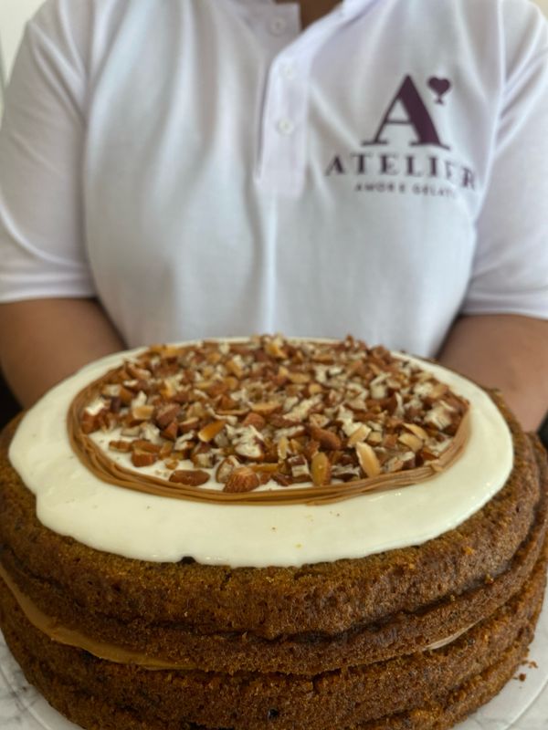 Porción de Carrot Cake 🥕
