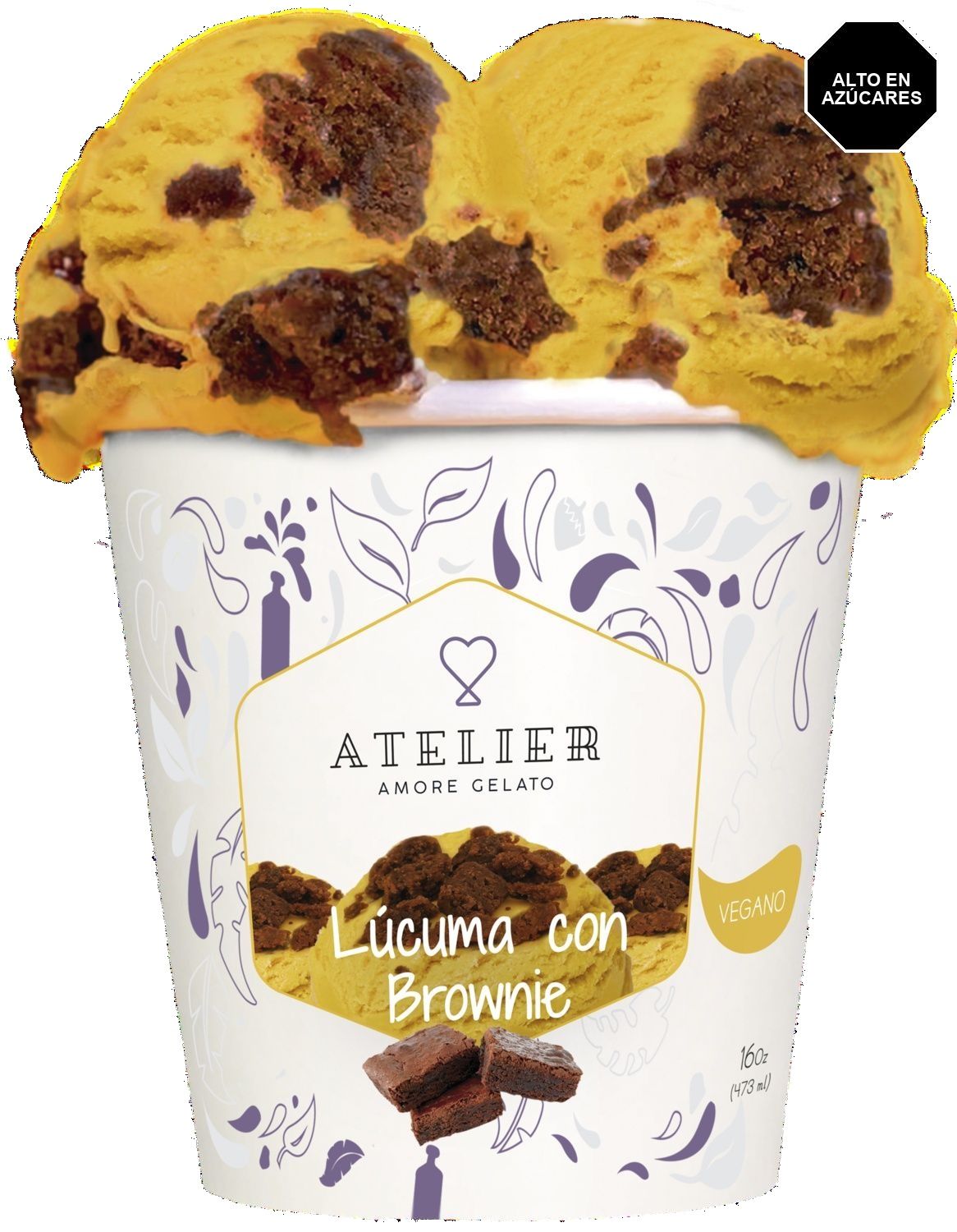 Lúcuma con Brownie 500ml