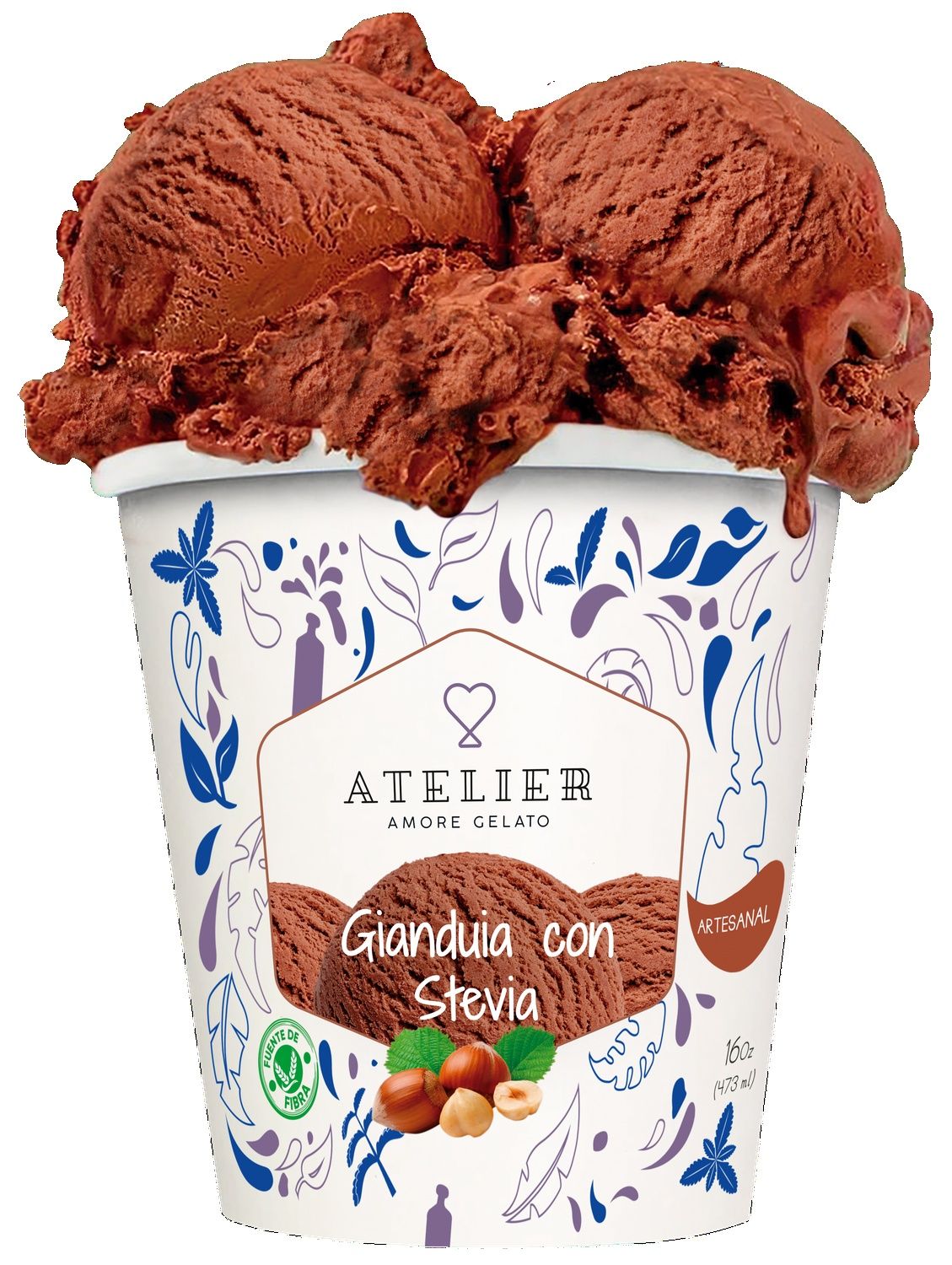 Gianduia con Stevia 500ml