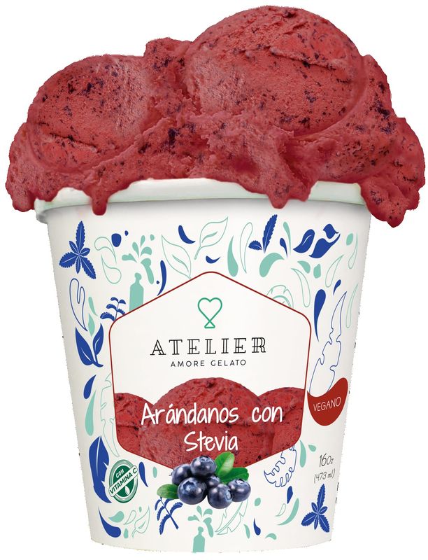 Arándanos con Stevia 500ml- vegano
