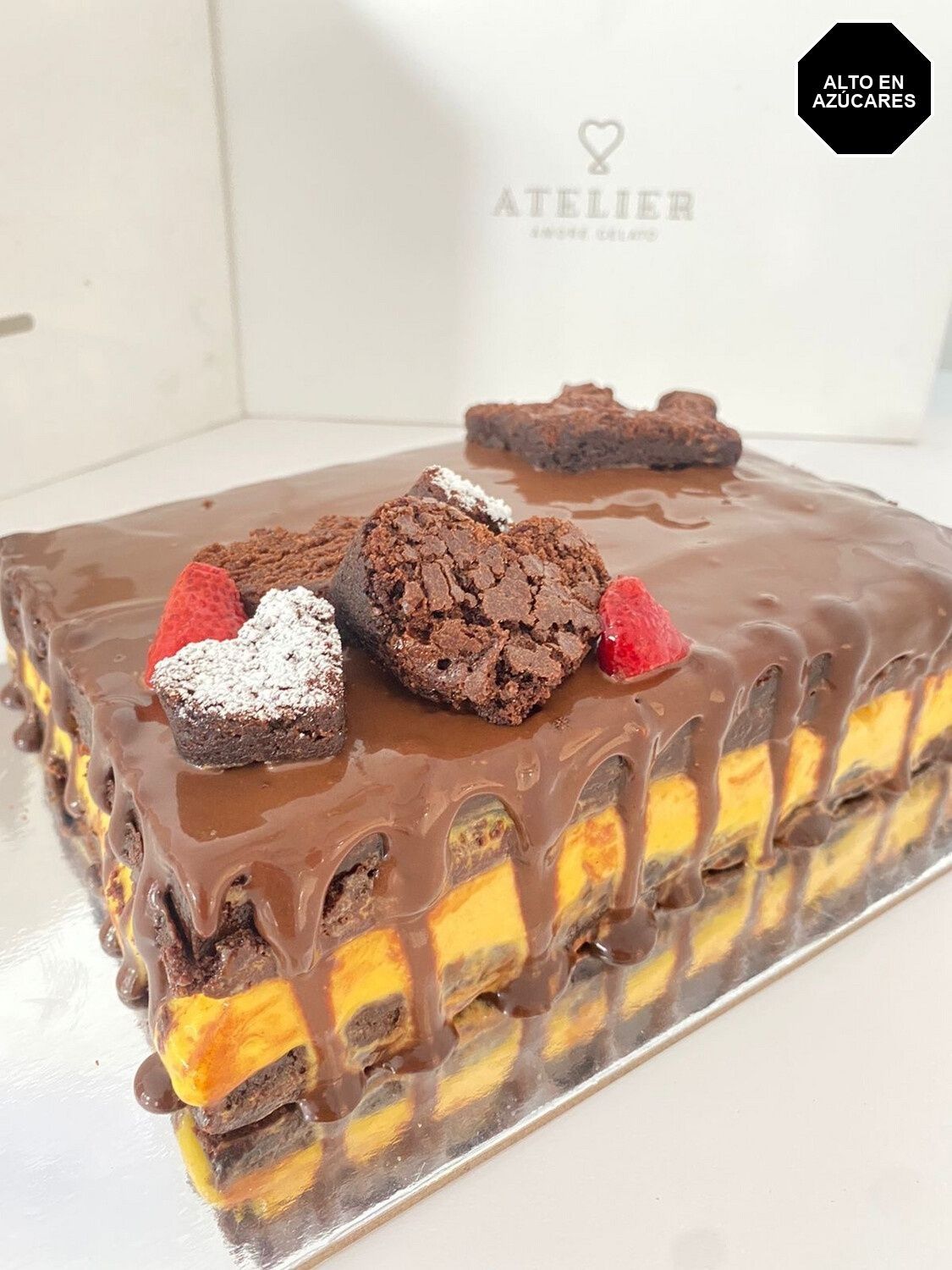 Torta Atelier 🍰💜 Relleno helado (a pedido)