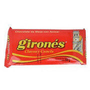 Chocolate Girones Clavos Y Canela X 500 Gramos