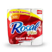 Papel Higiénico Rosal Super Rollo X 12 de 35 Metros Paca X 4