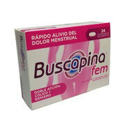 Buscapina Fem Butilhioscina + Ibuprofeno 20 Grs + 400 Grs X 24 Unidades