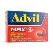 Advil Max Ibuprofeno Capsula Liquida X 40 Unidades de 400 Mg