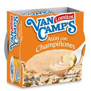 Atun Van Camps Lomitos en Champiñon X 150 Gramos