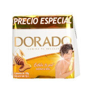 Jabon Dorado Avena y Miel X 125 Gramos Paquete X 3 Unidades