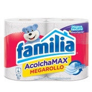 Papel Higienico Familia Acolchamax Megarollo X 4 de 37 metros Paca X 8