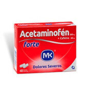 Acetaminofen Mk Forte + Cafeina Analgesico 48 Capsulas