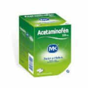 Acetaminofen Mk Adultos X 100 Tabletas de 500 mg