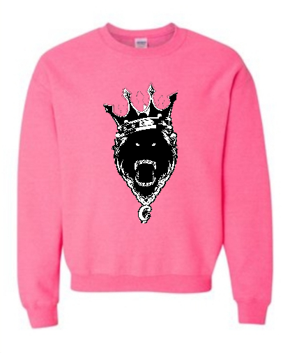 &quot;Men Wear Pink&quot; blackout crewneck sweatshirt