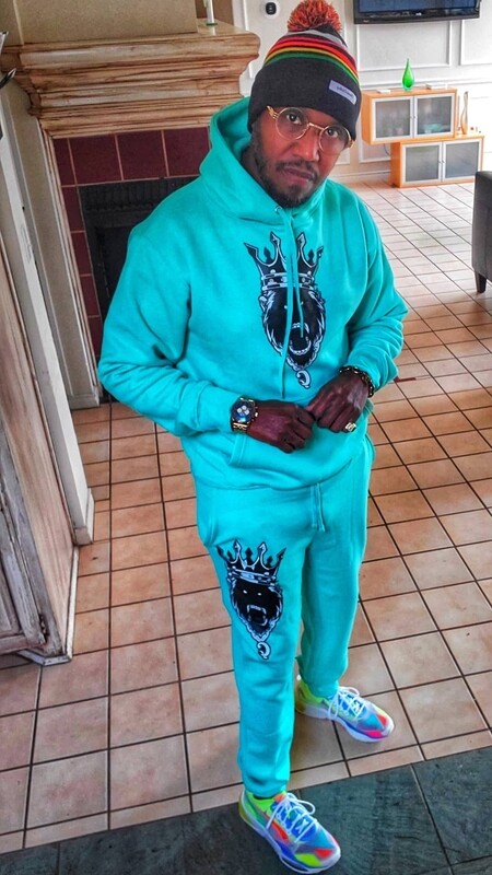 King Chroma Blackout Hoodie Set