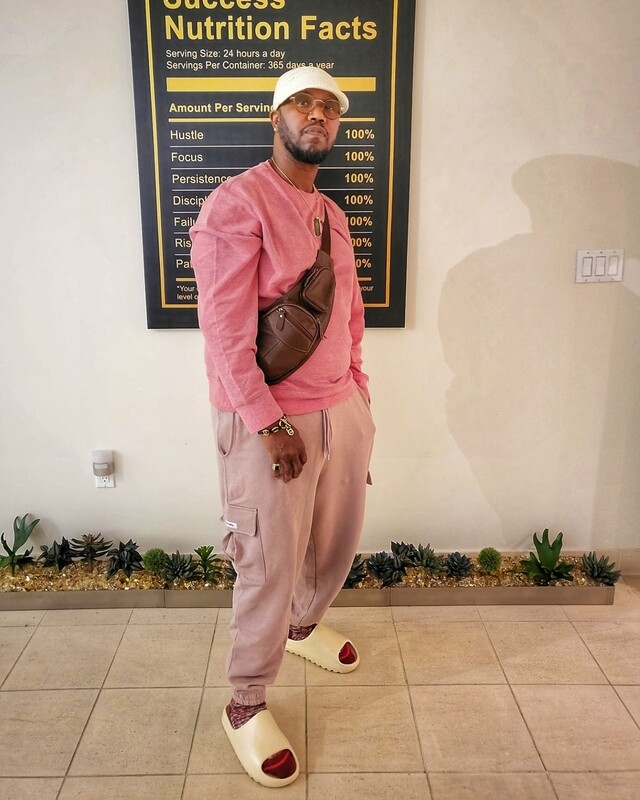 Dusty Rose Cargo Joggers