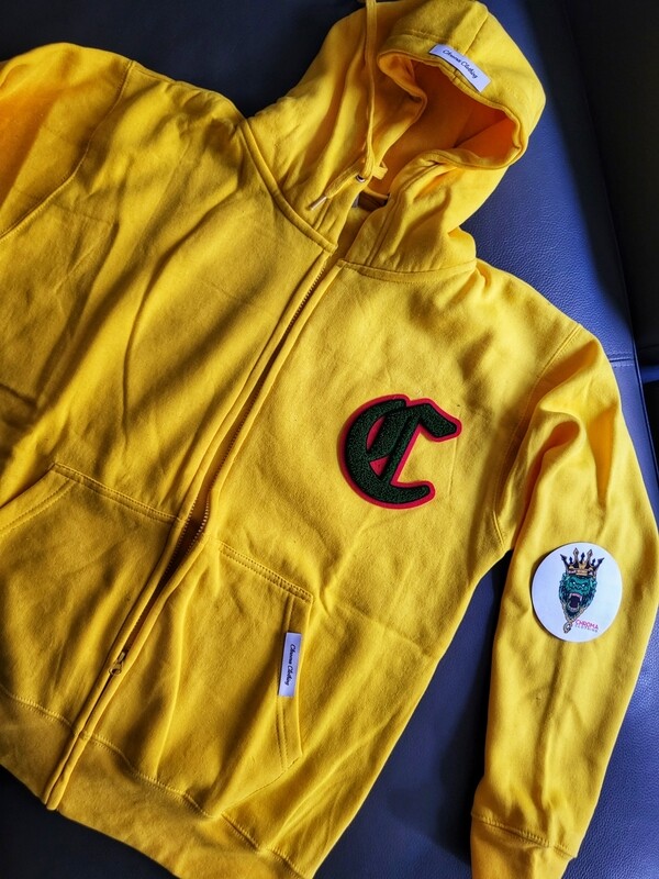 Chroma Varsity zip up hoodie