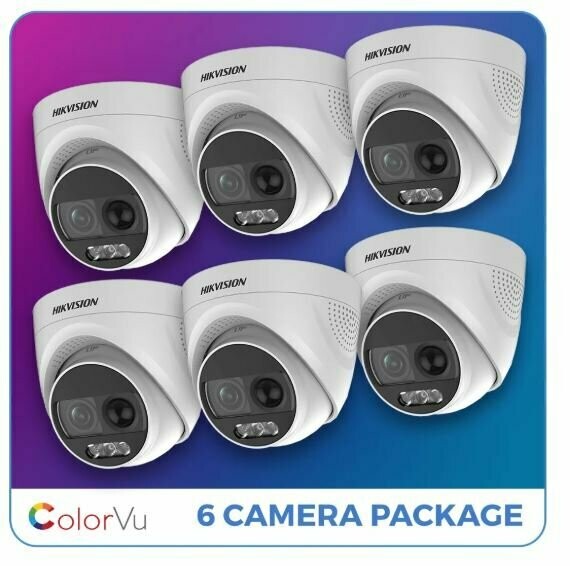 6 Camera 1080P Colour Installation