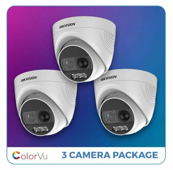 3 Camera 1080P Colour Installation