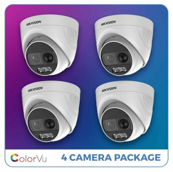 4 Camera 1080P Colour Installation