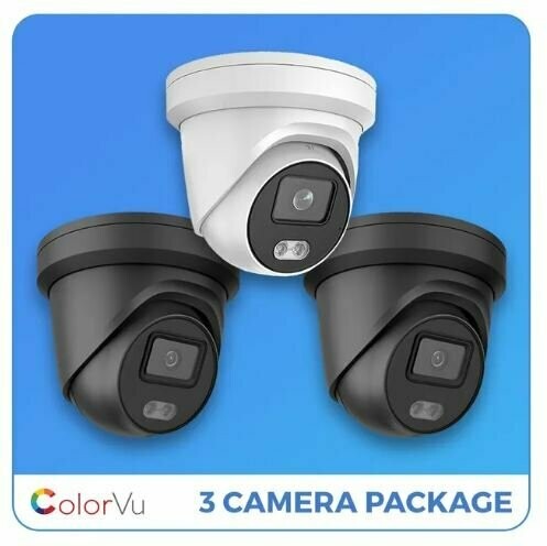 3 Camera IP Colour Installation