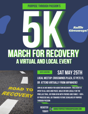 March for Recovery - Virtual and Local 5k