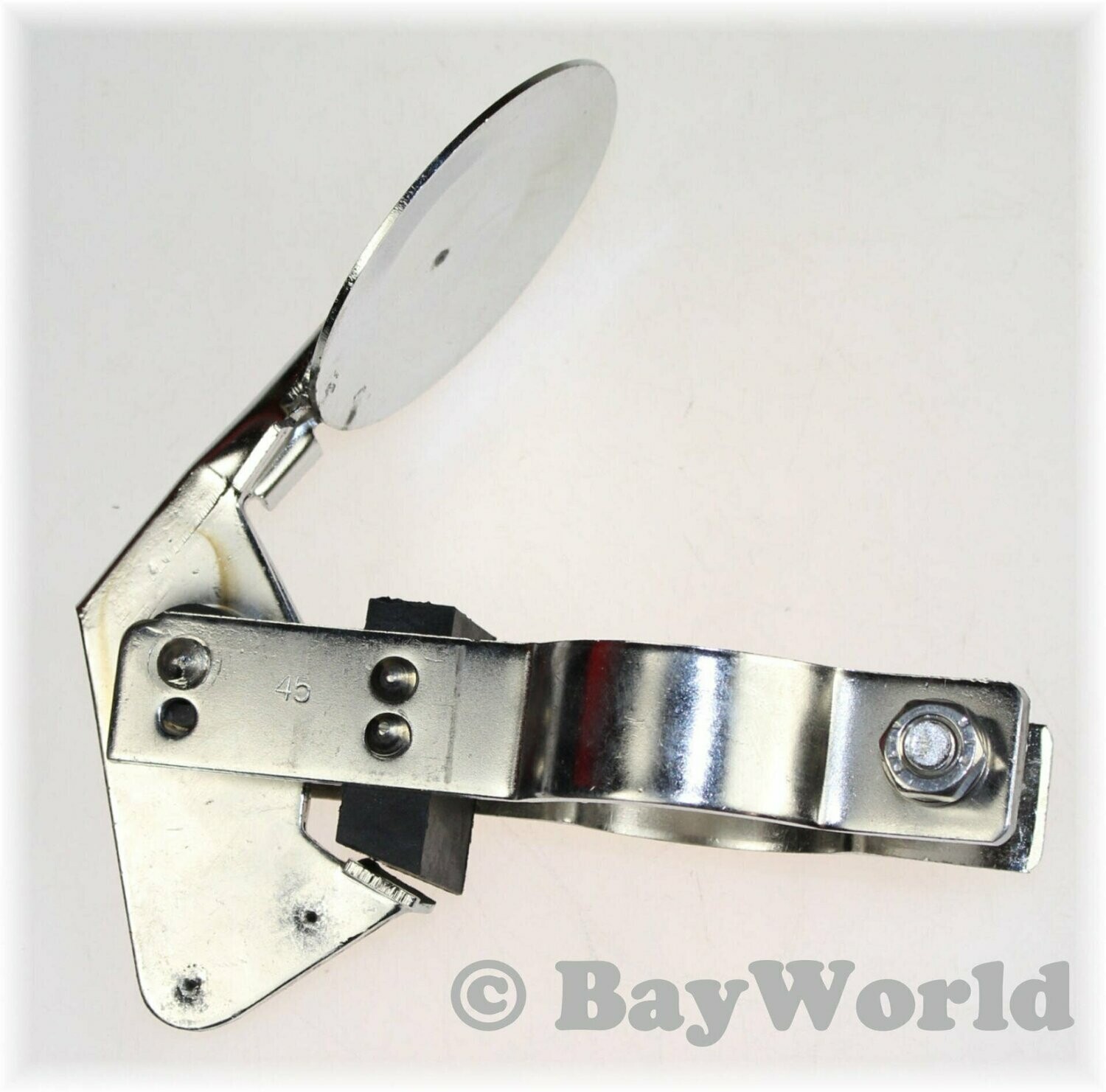 45mm Regenkappe Edelstahl V2A Hoch-Auspuff Schutzklappe 40 - 50mm