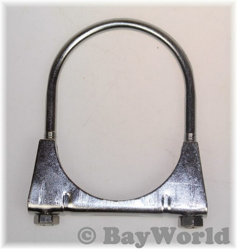 1 x Extra lange Edelstahl V2A M8x70mm Bügelschelle Antennen Montage Mastschelle