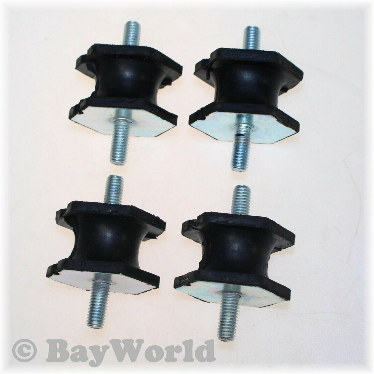 4 Stück Gummipuffer M10 - Vibrationsdämpfer Für Kompressoren & Motoren