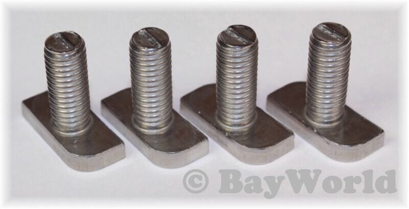 4 St. Hammerkopfschraube M8x20mm Edelstahl A2-50 Ankerschiene Solar PV t-bolts