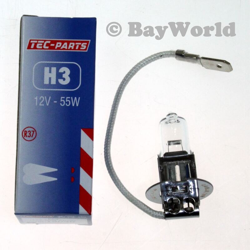 1 St. H3 12V 55W PX22s Sockel Halogen Glühlampe Birne Autolampe 12030 TEC-PARTS