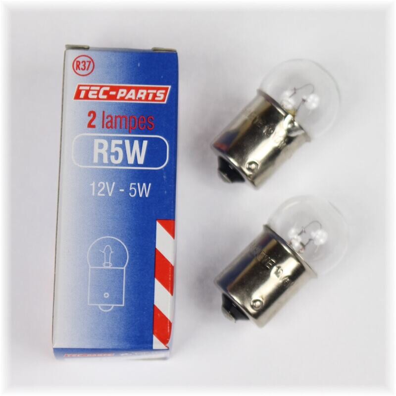 1Set=2St. Birne R5W 12V 5W Glühlampe 12931 TEC-PARTS Rücklicht Standlicht BA15S