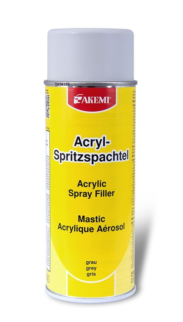 AKEMI Acrylspritzspachtel 400ml Einkomponentenfüller FCKW-frei schleifbar