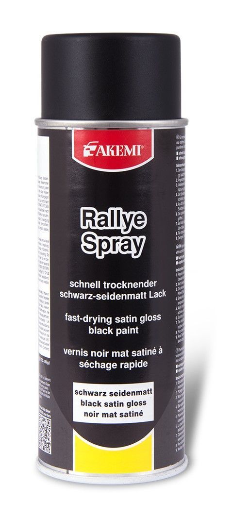 AKEMI Rally-Farbspray schwarz seidenmatt hohe Deckkraft schnell trocknend