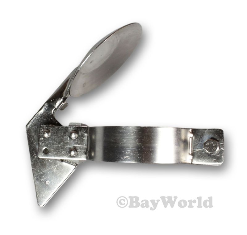 76mm Regenkappe Edelstahl V2A Hoch-Auspuff Schutzklappe 72 - 80mm