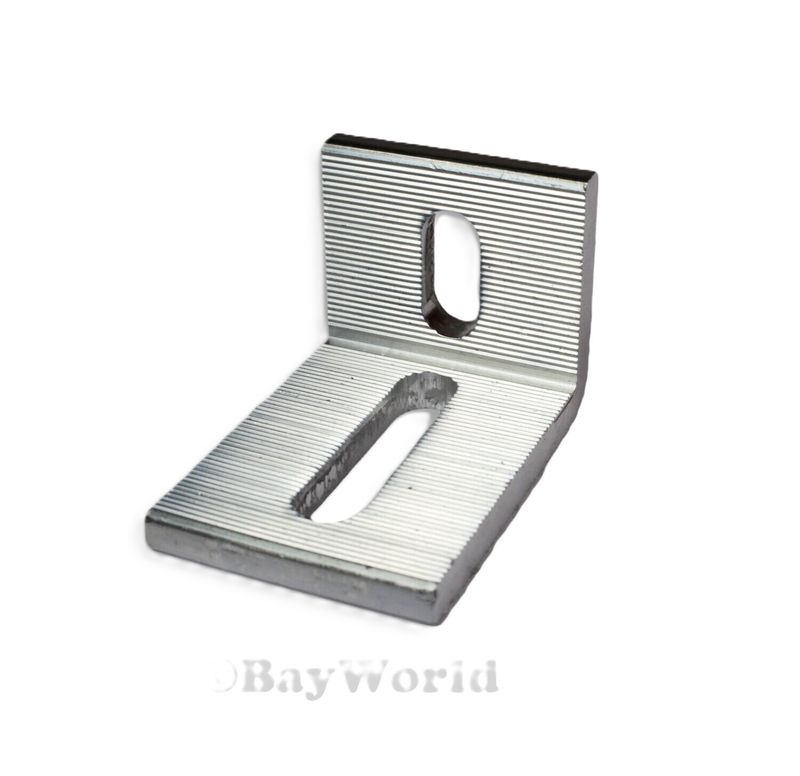 10 St. Alu Winkel Verbindungswinkel 90° Kreuzverbund Aluschiene PV Solar