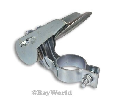 BayWorld Regenklappe 50mm Schutzkappe Hoch-Auspuff Wetterkappe 46 bis 54mm