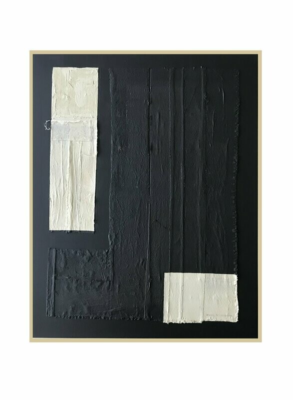 № 46 • Black Canvas • 2020 •
 80x100 cm Acryl/Canvas on Canvas                           