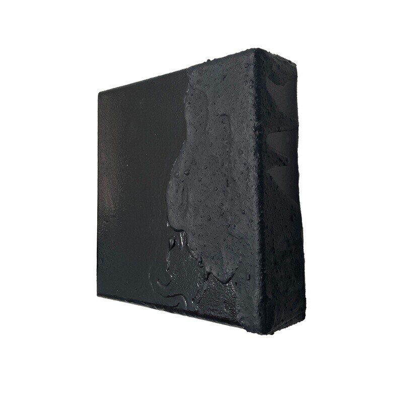 № 116 • Don’t Panic II •     [ black ] aesthetic  • 2022
15x15x4 cm Acryl/Canvas