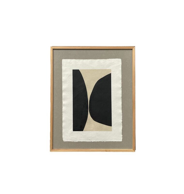№ 159 /1-25 • Big Belly •  A3 30x42 acrylic/ Handmade paper