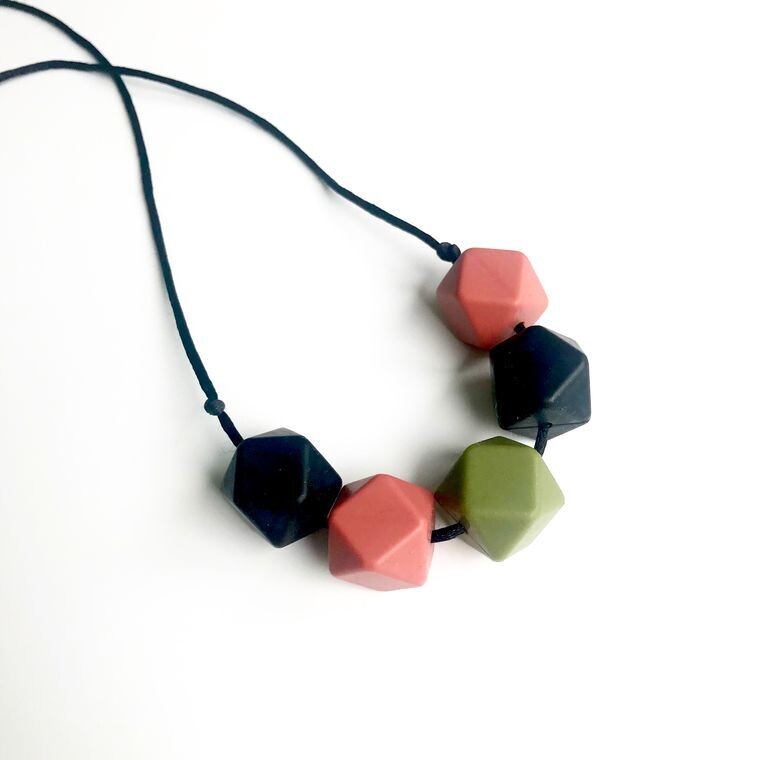 Autumn Hue Silicone Teething Necklace
