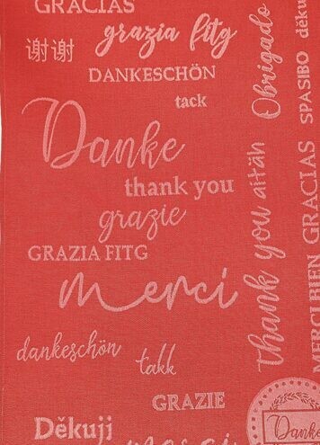 Geschirrtuch Danke