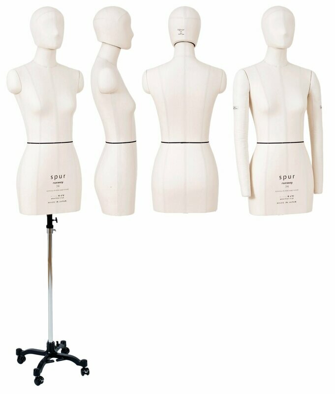 SPUR  Female Runway with Arms, Head & Deluxe Stand / SPU-HD-DX34