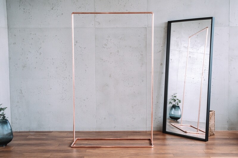 Minimal Pipe Clothing Rail
