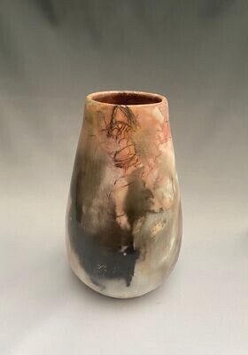 large smoked vase