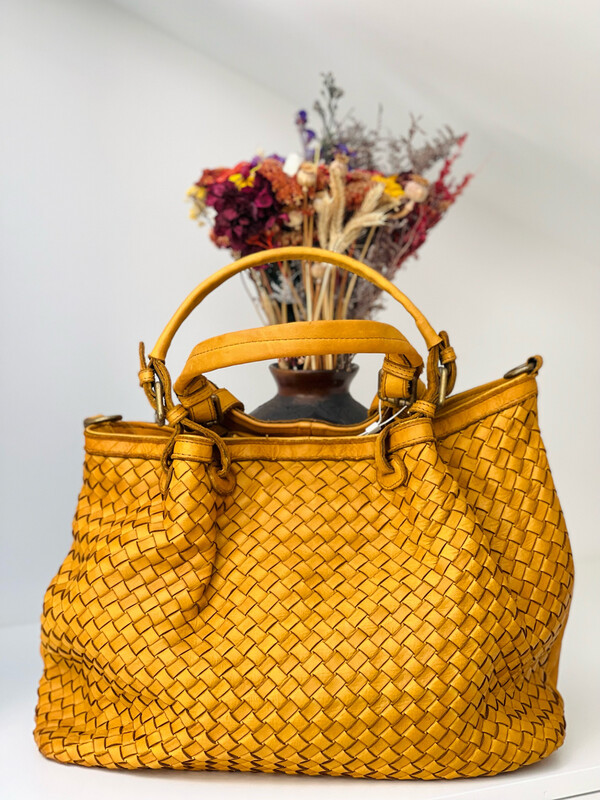 Bolso de piel Trenzada  Mirna