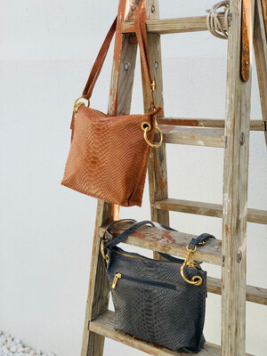 Bolso de piel Grabado