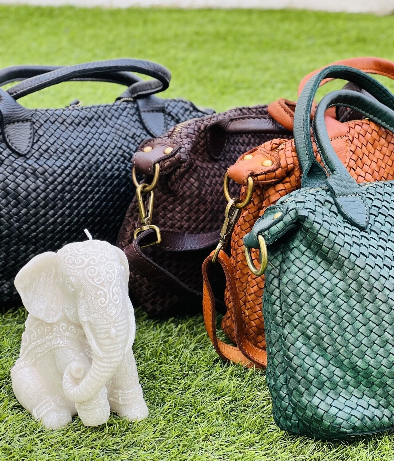 Bolso piel trenzada Córdoba