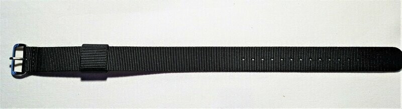 Black plain Fabric  one size  Wristband
(Strap Only - does not include Token)