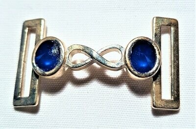 Icebreaker Band Sterling Silver Token - Royal Blue Crystals
(Token only - does not include Strap)