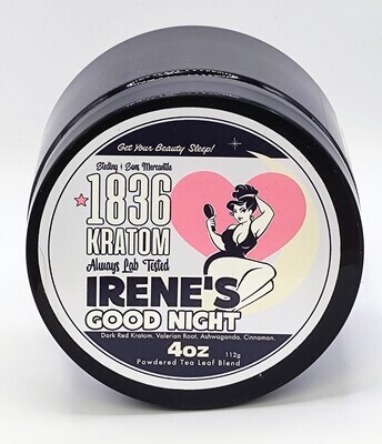 Irene&#39;s Good Night  Powdered Tea Blend-3 Sizes, Irene&#39;s Good Night Powder: 4 oz tub