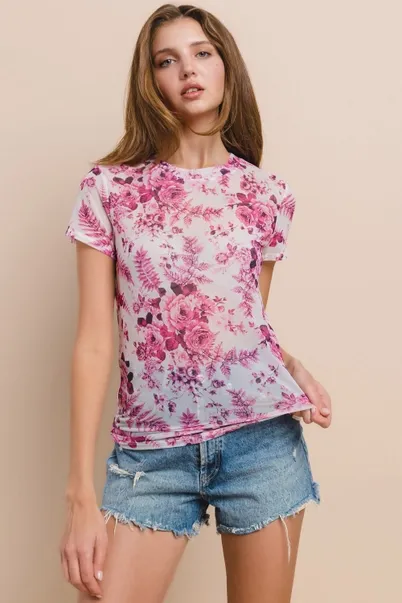 FloralMeshpnk